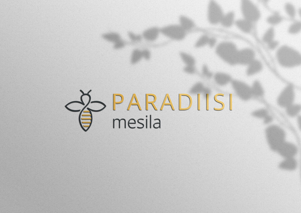 Paradiisi mesila logo disain